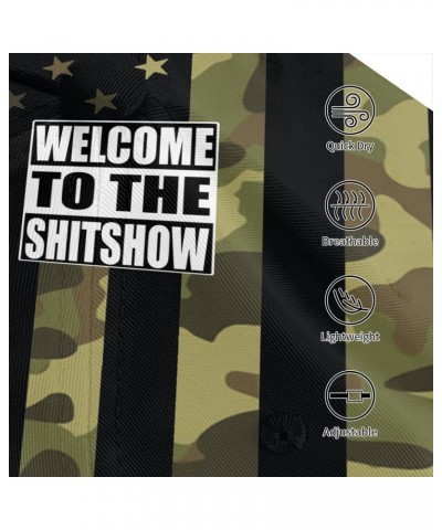 Welcome to The Shit Show Cap Tucker Hat Adjustable Sports Baseball Caps5 Black $19.18 Baseball Caps