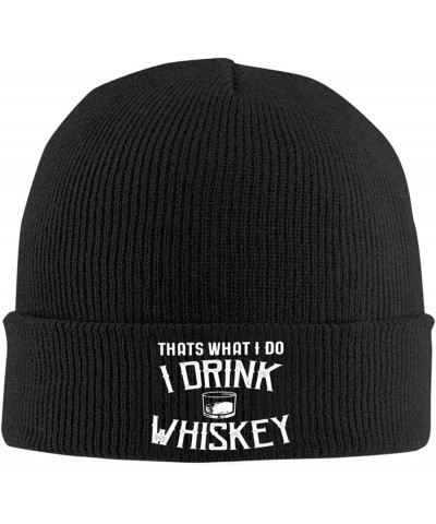 That's What I Do I Drink Scotch and I Know Things (2) Warm Daily Skull Cap Gift for Men Women Winter Knit Hat Black $12.18 Sk...