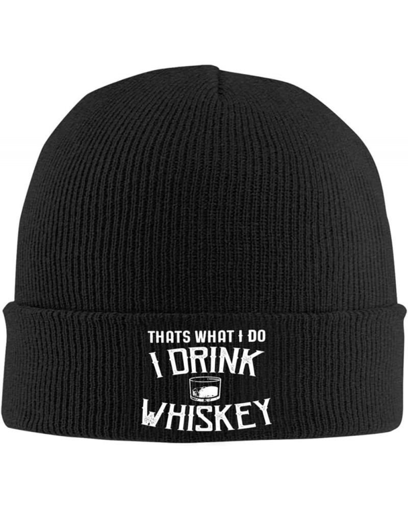 That's What I Do I Drink Scotch and I Know Things (2) Warm Daily Skull Cap Gift for Men Women Winter Knit Hat Black $12.18 Sk...