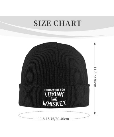 That's What I Do I Drink Scotch and I Know Things (2) Warm Daily Skull Cap Gift for Men Women Winter Knit Hat Black $12.18 Sk...