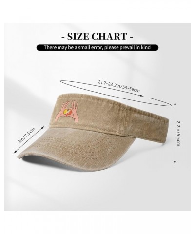 Holding Love in Your Hands Flag of Bhutan Sun Hat Sun Visor Hats for Women Men Baseball Cap Golf Hats Natural $10.89 Visors