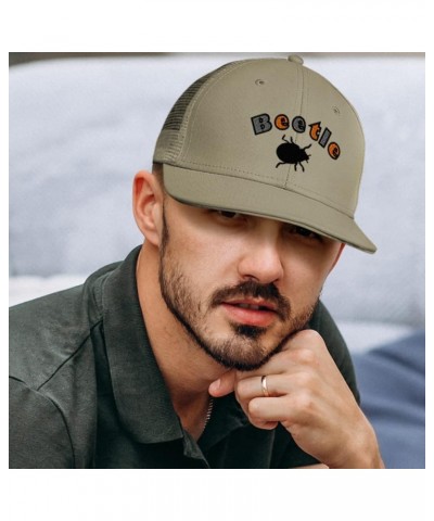 Custom Custom Trucker Hat Baseball Cap Beetle Insects Nature Cotton Biology Dad Hats for Men & Women Navy Design Only $15.80 ...