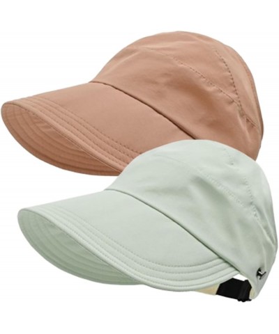 Women's Wide Brim Sun Hat, Protection and Hollow Top for Outdoor Activities - Stylish Functional Hat Women L $16.11 Sun Hats