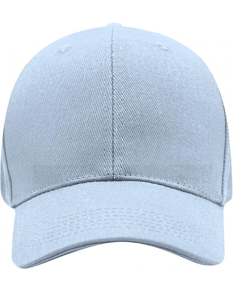 Mens and Womens Summer Fashion Casual Sunscreen Baseball Caps Cap Hats Beach Hut Sky Blue 4 $8.14 Sun Hats