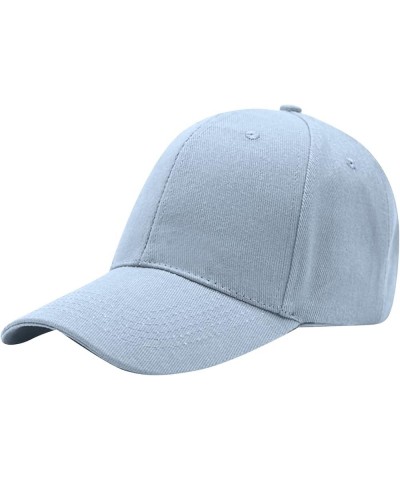 Mens and Womens Summer Fashion Casual Sunscreen Baseball Caps Cap Hats Beach Hut Sky Blue 4 $8.14 Sun Hats