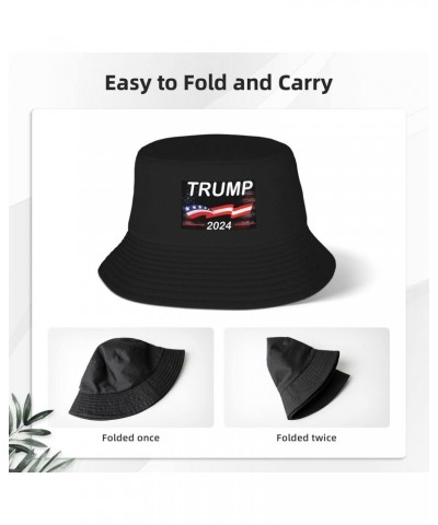 Donald Trump 2024 Stay Cool and Stylish with Our Trendy Bucket Hats - Perfect for Summer Fun and Outdoor Adventures Black $12...