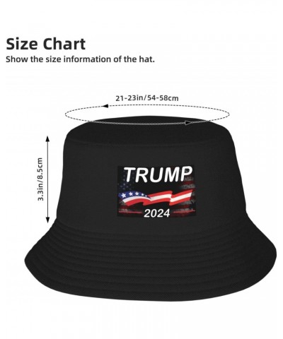 Donald Trump 2024 Stay Cool and Stylish with Our Trendy Bucket Hats - Perfect for Summer Fun and Outdoor Adventures Black $12...