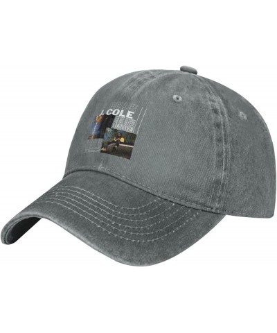 J.Coles Baseball Cap Denim Hat Outdoor Adjustable Classic Unisex Washed Cotton Soft Cap Black Gray $9.10 Baseball Caps