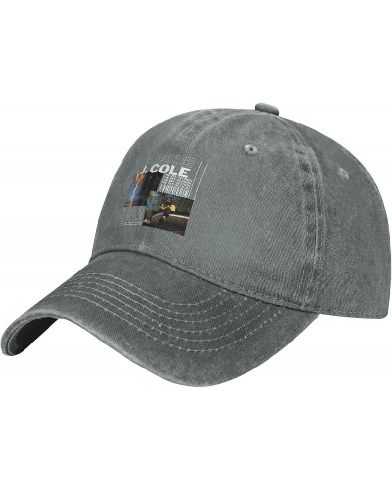 J.Coles Baseball Cap Denim Hat Outdoor Adjustable Classic Unisex Washed Cotton Soft Cap Black Gray $9.10 Baseball Caps