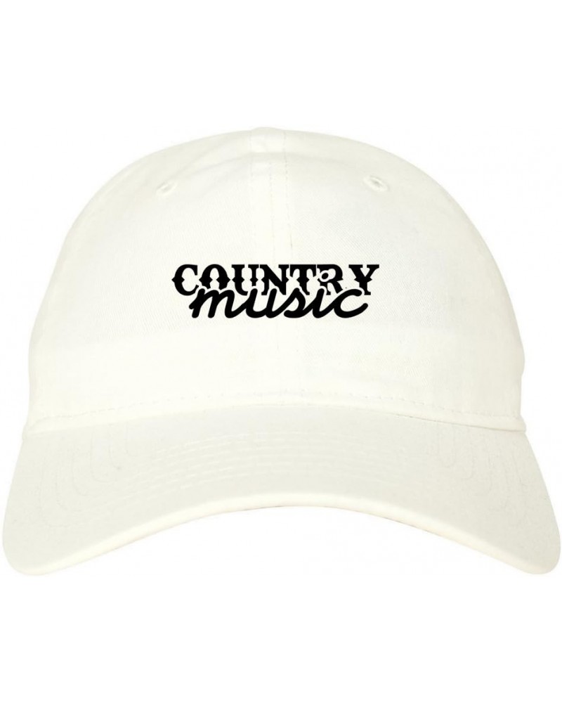 Country Music Dad Hat Baseball Cap White $15.07 Baseball Caps