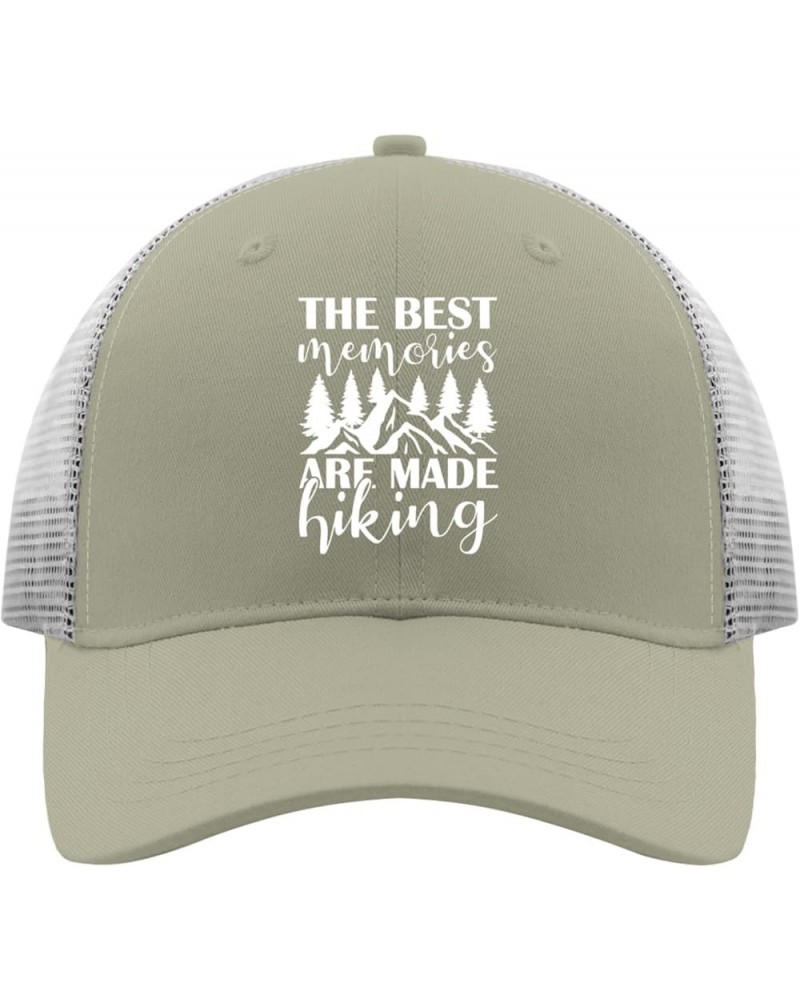 Baseball Hats Hiking Lover Gift Hat for Mens Trucker Hats Women Trendy Trendy Vintage Lids Caps Apricot $10.36 Baseball Caps