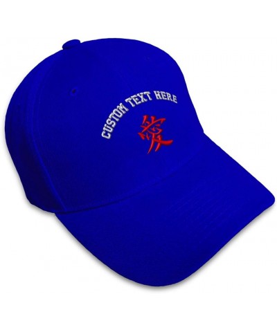 Baseball Cap Japanese Love Style 2 Embroidery Foreign Languages Hebrew Acrylic Royal Blue Personalized Text Here $11.25 Baseb...