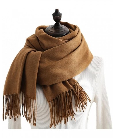 Scarf Gift Scarf Autumn Winter Scarf for Women Warm Imitation Cashmere Shawl Fall Warm Scarf Shawl (Color : Q, Size : 70 * 18...