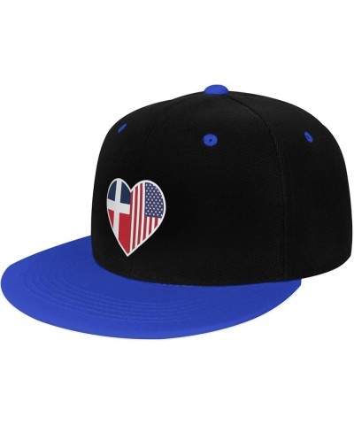 I Love America and SAAR Snapback Hat for Men Women Baseball Cap Trucker Flat Bill Hats Dad Caps Blue $10.67 Baseball Caps