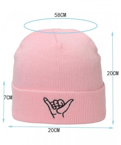 Knit Beanie Hats for Women Men Winter Slouchy Lined Knit Thermal Thick Pompom Ski Stocking Cuffed Cap Wine $7.94 Berets