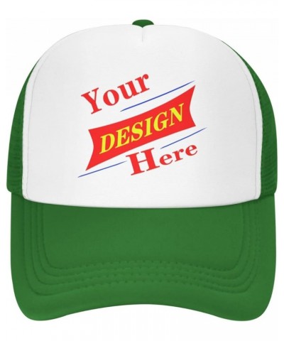 Custom Caps Your Custom Here,Custom Picture Hats,Custom Hat Design Your Own Classic Mens Womens Personalized Baseball Cap Gre...