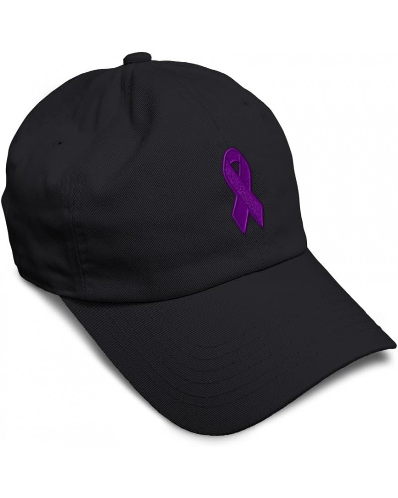 Soft Baseball Cap Cancer Support Symbol G Cotton Dad Hats for Men & Women Black $16.23 Baseball Caps