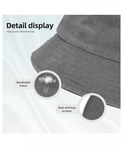 Hand Tear Flag of Democratic Kampuchea Bucket Hat for Men Women Outdoor Washed Cotton Sun Hats Travel Beach Hat Gray $10.04 B...