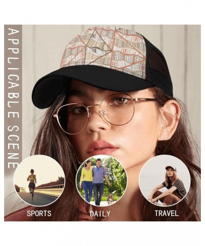 Fashionable hat Art hat Tropical Hats Vintage Beach Hat Gifts for Her,Baseball Caps Suitable for Streetwear Tribal 5 $12.76 B...