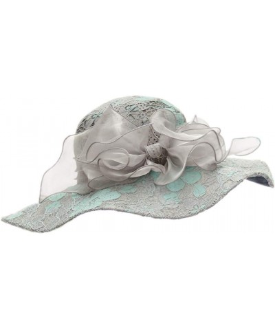 Women's Church Fascinator Bridal Tea Party Wedding Hat Baseball Caps for Toddlers Girls Blue 8 $7.64 Baseball Caps