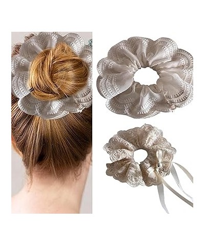 Fashionable Hair Scrunchies Large French Elastic Hair Scrunchy Bobbles Suitable For Various Hairstyles Scrunchies For Women W...