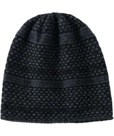 Winter Keep Warm Cashmere Hat for Women Knitted Jacquard Skullies Beanies Caps Female Bonnet Dark Gray9 $40.15 Skullies & Bea...