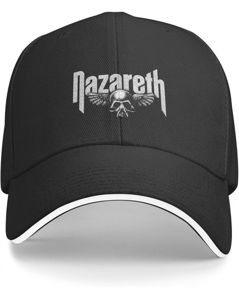 Nazareth College Logo Sandwich Cap Unisex Classic Baseball Capunisex Adjustable Casquette Dad Hat Black $8.10 Baseball Caps