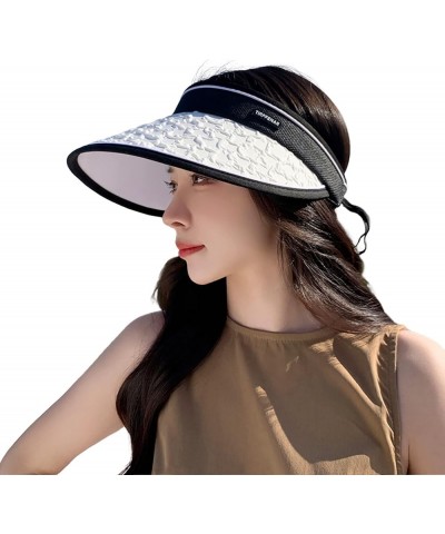 Beach Summer Sun Hat for Casual Everyday Wear Or Outdoors Sports Hats White $6.35 Sun Hats