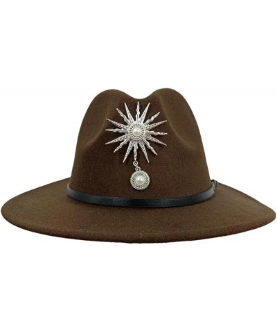 Men's and Women's Spring Fedora Hat Sun Hat Accessories Jazz Hat 19 $17.22 Fedoras