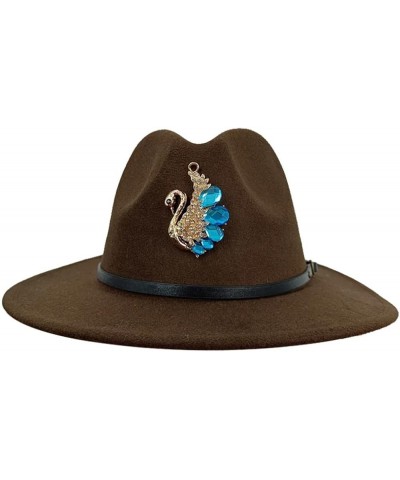 Men's and Women's Spring Fedora Hat Sun Hat Accessories Jazz Hat 19 $17.22 Fedoras