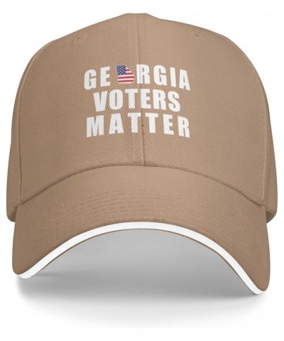 Georgia Voters Matter Baseball Cap Hat End Stop Voters Suppression Trucker Hat Protect Voting Right Dad Hat Black Brown $8.27...