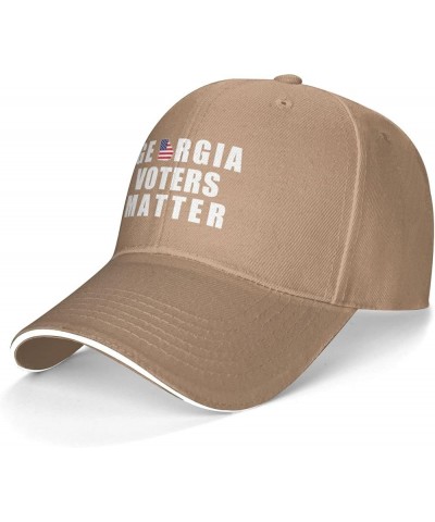 Georgia Voters Matter Baseball Cap Hat End Stop Voters Suppression Trucker Hat Protect Voting Right Dad Hat Black Brown $8.27...