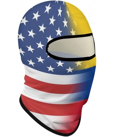 American and Colombian Flag Balaclava Ski Mask,Head Mask,Windproof Sun for Outdoor Sports Cycling Windproof Hood Style-21-5 $...