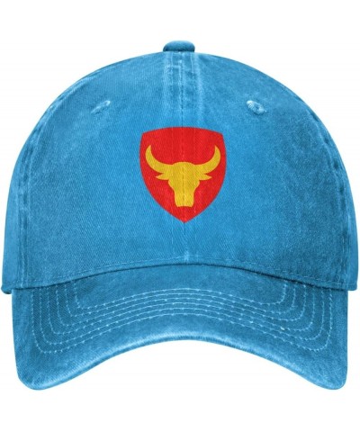 12th Infantry Division SSI Baseball Cap for Men Women Hats Adjustable Vintage Cowboy Hat Dad Hats Blue $11.61 Cowboy Hats