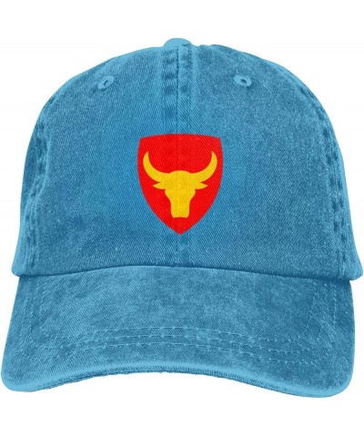 12th Infantry Division SSI Baseball Cap for Men Women Hats Adjustable Vintage Cowboy Hat Dad Hats Blue $11.61 Cowboy Hats