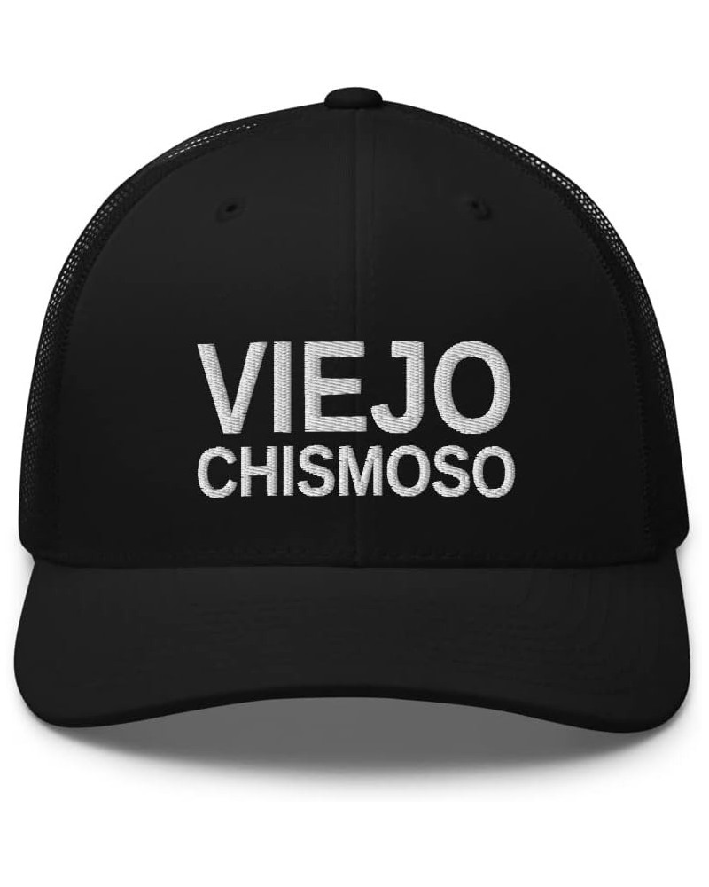 Viejo Chismoso - Funny Spanish Quotes, Hispanic Dad Gifts, Latina, Latino Gifts, Mexican Trucker Hat Mesh Black $16.56 Baseba...