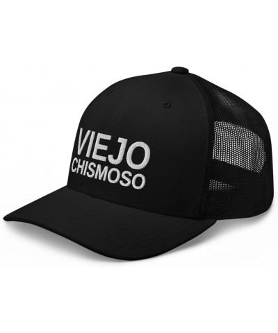 Viejo Chismoso - Funny Spanish Quotes, Hispanic Dad Gifts, Latina, Latino Gifts, Mexican Trucker Hat Mesh Black $16.56 Baseba...