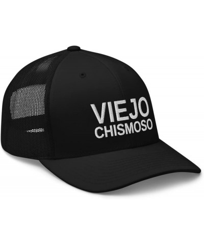 Viejo Chismoso - Funny Spanish Quotes, Hispanic Dad Gifts, Latina, Latino Gifts, Mexican Trucker Hat Mesh Black $16.56 Baseba...