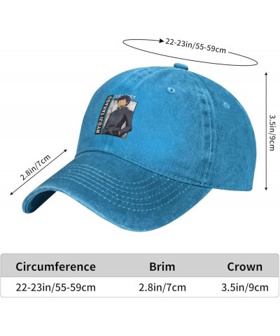 Toradora! Casquette Baseball Cap Cowboy Hat Unisex Denim Adults Denim Hat Adjustable Size Black Blue $9.10 Baseball Caps