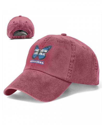 Baseball Cap Butterfly Honduras Flag Classic Retro Casquette Red $10.55 Baseball Caps