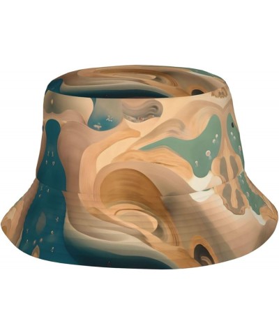 Cartoon Austin Texas Reflective Bucket Hat - Rave Bucket Hat for Stylish Accessory Beach, Travel, Outdoor, Festivals Dunhuang...