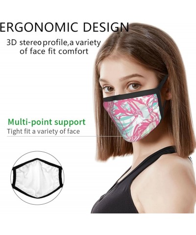 Breathable Face Mask 3 Pcs Balaclavas with Elastic Ear Loops Washable Face Cover Pattern (199) $9.85 Balaclavas