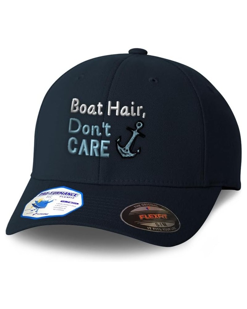 Flexfit Hats for Men & Women Boat Hair, Don't Care Polyester Dad Hat Baseball Cap Dark Navy $15.83 Baseball Caps