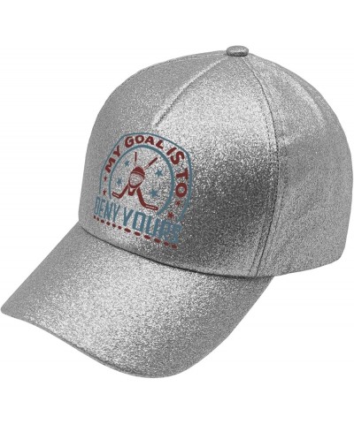 Golf hat My Goal is to Denys Yours Men Sun hat Runners hat Gifts for Girlfriends Beach Hat Silver Color $10.67 Baseball Caps