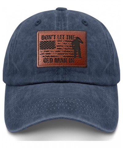 Don't Let The Old Man in Golf Hat Retro Summer Hat Gifts for Women Who Like Engraved,Cycling Caps Suitable for Navy Blue $11....