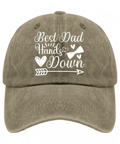 Best dad Hands Down caps Mexico hat Pigment Black hat for Men Gifts for Him Workout Caps Pigment Khaki $9.87 Cowboy Hats