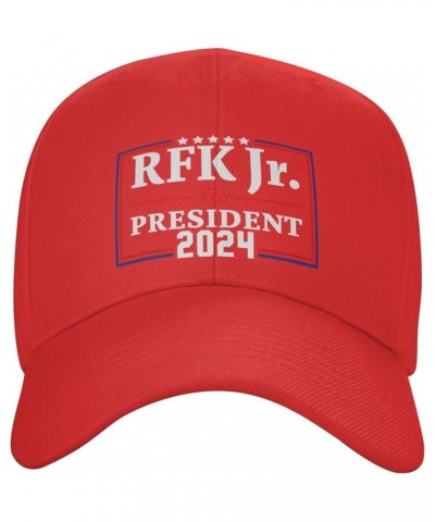 RFK Jr Robert F Kennedy Jr 2024 for President Gifts Baseball Cap Men Trucker Hat Women Sun Hat Ponytail Hat Black Red $23.02 ...