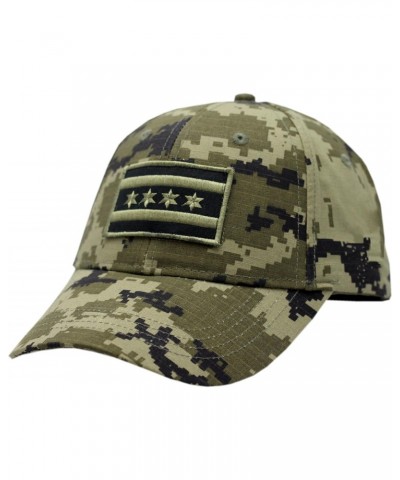 Chicago Flag Digi Camo Green Adjustable Hat $11.23 Baseball Caps