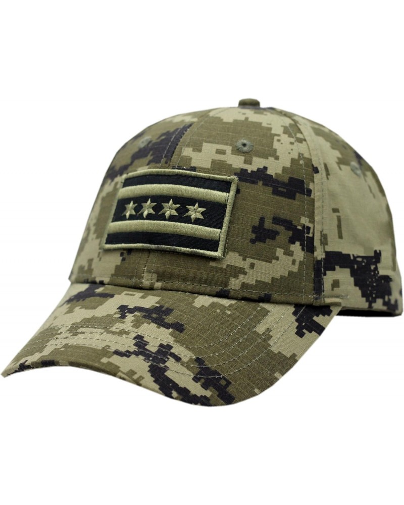 Chicago Flag Digi Camo Green Adjustable Hat $11.23 Baseball Caps