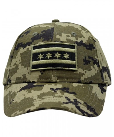 Chicago Flag Digi Camo Green Adjustable Hat $11.23 Baseball Caps